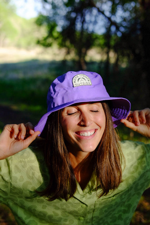 Bucket Hat | 'More Women Outside' Purple