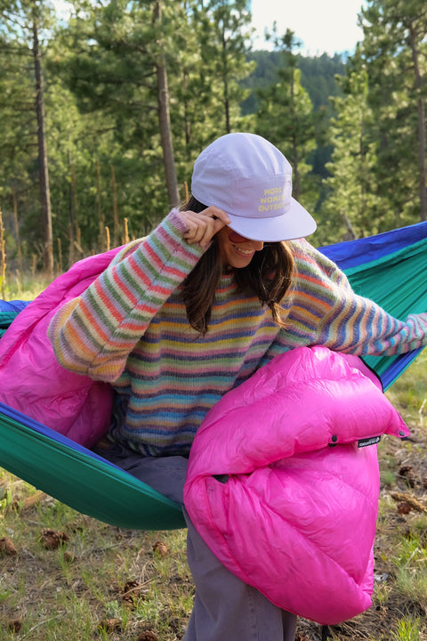 5-Panel Hat | More Women Outside Lilac
