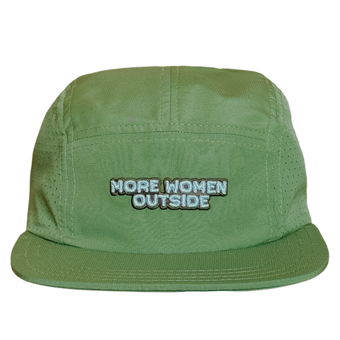 5-Panel Hat | More Women Outside Avocado