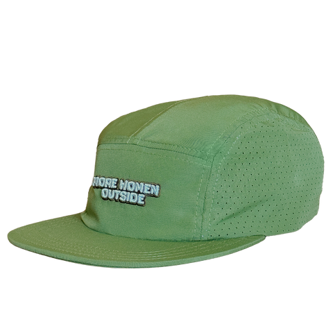 5-Panel Hat | More Women Outside Avocado