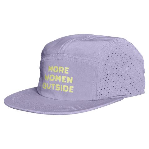 5-Panel Hat | More Women Outside Lilac