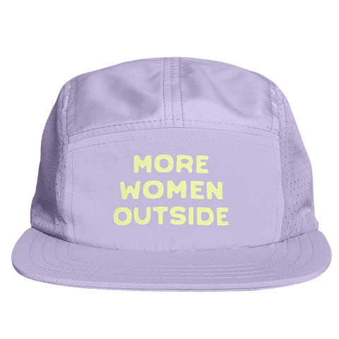 5-Panel Hat | More Women Outside Lilac